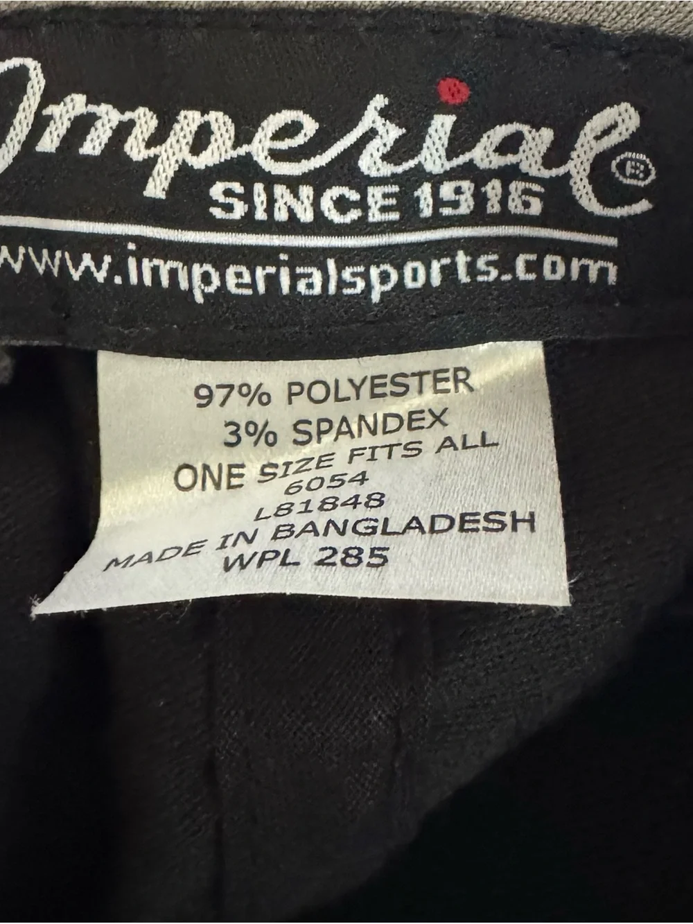 The Homestead at Omni Hotels & Resorts Black Golf Hat by - Imperial Sports NWT - Picture 3 of 3